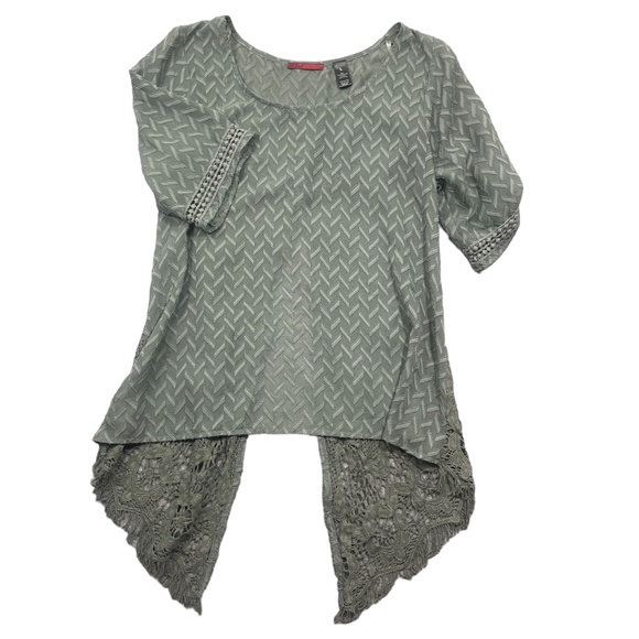 BKE Red Large Top Olive Open Back (see description) - Picture 3 of 6